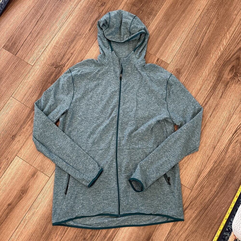 Lululemon Surge Warm Full Zip Hoodie Mens XL Heathered Laguna Blue 4668S